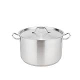 Χύτρα βαθιά inox 12lt με καπάκι 07-724 NOVATEX