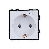 SMART ZIGBEE ΠΡΙΖΑ ΣΟΥΚΟ 16Α ΑΣΠΡΟ ΧΡΩΜΑ ΜΕ ΕΝΔΕΙΞΗ ΛΕΙΤΟΥΡΓΙΑΣ ΜΠΟΥΤΟΝ ON/OFF ΚΑΙ ΜΕΤΡΗΤΗ ΡΕΥΜΑΤΟΣ