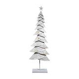 ΜΕΤΑΛΛΙΚΟ ΧΡΙΣΤΟΥΓΕΝΝΙΑΤΙΚΟ ΔΕΝΤΡΟ FL674 ΛΕΥΚΟ-ΜΠΕΖ ΧΡΩΜΑ 85x24x249