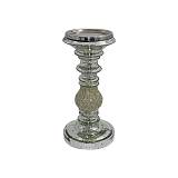 ΓΥΑΛΙΝΟ ΕΠΙΤΡΑΠΕΖΙΟ ΚΗΡΟΠΗΓΙΟ Fylliana FL753 ΑΣΗΜΙ ΧΡΩΜΑ 11x24εκ