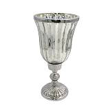 ΓΥΑΛΙΝΟ ΚΗΡΟΠΗΓΙΟ Fylliana FL28123 ΑΣΗΜΙ ΧΡΩΜΑ 15x31εκ