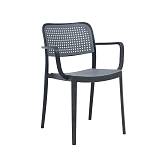 ΚΑΡΕΚΛΑ ΚΗΠΟΥ Fylliana Olesia ΑΝΘΡΑΚΙ ΜΕ ΓΚΡΙ ΧΡΩΜΑ 56x43x81εκ