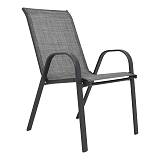 ΠΟΛΥΘΡΟΝΑ ΚΗΠΟΥ Fylliana FL5001 ΓΚΡΙ-ΓΚΡΙ ΑΝΟΙΧΤΟ ΧΡΩΜΑ TEXTILENE ΓΚΡΙ ΣΚΕΛΕΤΟΣ 55x72x92εκ txt