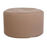 ΣΤΡΟΓΓΥΛΟ ΠΟΥΦ-ΣΚΑΜΠΟ Fylliana Cube ΚΑΦΕ ΧΡΩΜΑ 60x40εκ