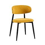 ΚΑΡΕΚΛΑ ΤΡΑΠΕΖΑΡΙΑΣ Fylliana FL2456 ΜΟΥΣΤΑΡΔΙ ΧΡΩΜΑ ΥΦΑΣΜΑΤΟΣ ΜΕ ΜΕΤΑΛΛΙΚΟ ΣΚΕΛΕΤΟ 48x48x82εκ