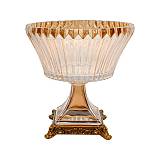 ΓΥΑΛΙΝΟ ΔΙΑΚΟΣΜΗΤΙΚΟ Fylliana FL1202 AMBER ΧΡΩΜΑ 25x23εκ