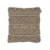 ΔΙΑΚΟΣΜΗΤΙΚΟ ΜΑΞΙΛΑΡΙ ΜΑΚΡΑΜΕ ΜΠΕΖ ΧΡΩΜΑ 40x40εκ