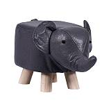 ΔΙΑΚΟΣΜΗΤΙΚΟ ΥΦΑΣΜΑΤΙΝΟ ΣΚΑΜΠΟ Fylliana ΕΛΕΦΑΝΤΑΣ ΓΚΡΙ ΧΡΩΜΑ 50x25x25εκ