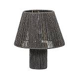 ΕΠΙΤΡΑΠΕΖΙΑ ΛΑΜΠΑ Fylliana FL23009 ΓΚΡΙ ΧΡΩΜΑ 30x35εκ