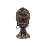 ΕΠΙΤΡΑΠΕΖΙΟ ΔΙΑΚΟΣΜΗΤΙΚΟ "AFRICAN WOMAN" Fylliana FL2447 ΚΑΦΕ-ΧΡΥΣΟ ΧΡΩΜΑ 11x13x23εκ