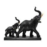 ΕΠΙΤΡΑΠΕΖΙΟ ΔΙΑΚΟΣΜΗΤΙΚΟ ΕΛΕΦΑΝΤΑΣ Fylliana FL19026 ΜΑΥΡΟ-ΧΡΥΣΟ ΧΡΩΜΑ 31x10x26εκ