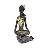 ΕΠΙΤΡΑΠΕΖΙΟ ΔΙΑΚΟΣΜΗΤΙΚΟ ΓΥΝΑΙΚΕΙΑ ΦΙΓΟΥΡΑ Fylliana FL245406 ΜΑΥΡΟ ΧΡΩΜΑ 15x14x23εκ