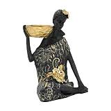 ΕΠΙΤΡΑΠΕΖΙΟ ΔΙΑΚΟΣΜΗΤΙΚΟ ΓΥΝΑΙΚΕΙΑ ΦΙΓΟΥΡΑ Fylliana FL245411 ΜΑΥΡΟ ΧΡΩΜΑ 15x12x15εκ