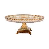 ΓΥΑΛΙΝΗ ΔΙΑΚΟΣΜΗΤΙΚΗ ΠΙΑΤΕΛΑ Fylliana FL1208 AMBER ΧΡΩΜΑ 32x17εκ