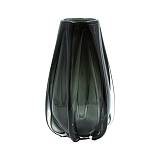 ΓΥΑΛΙΝΟ ΔΙΑΚΟΣΜΗΤΙΚΟ ΒΑΖΟ Fylliana FL1934 ΗΜΙΔΙΑΦΑΝΟ ΓΚΡΙ ΧΡΩΜΑ 16x33εκ