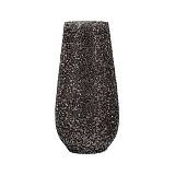 ΓΥΑΛΙΝΟ ΕΠΙΤΡΑΠΕΖΙΟ ΒΑΖΟ Fylliana Mosaic ΓΚΡΙ ΧΡΩΜΑ 18x36εκ