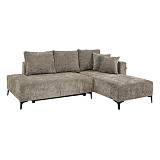 ΚΑΝΑΠΕΣ ΚΡΕΒΑΤΙ Fylliana Magnus ΔΕΞΙΑ ΓΩΝΙΑ ΚΑΦΕ ΥΦΑΣΜΑ 240x160x90εκ