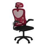 ΚΑΡΕΚΛΑ ΓΡΑΦΕΙΟΥ Fylliana FL850 ΚΟΚΚΙΝΟ-ΜΑΥΡΟ ΧΡΩΜΑ 63x55x101εκ