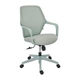 ΚΑΡΕΚΛΑ ΓΡΑΦΕΙΟΥ Fylliana FL921 ΠΡΑΣΙΝΟ ΥΦΑΣΜΑ ΠΡΑΣΙΝΟ ΣΚΕΛΕΤΟ 63x57x92-102εκ