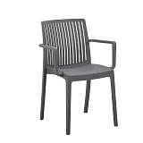 ΚΑΡΕΚΛΑ ΚΗΠΟΥ ΑΠΟ ΠΟΛΥΠΡΟΠΥΛΕΝΙΟ Fylliana "Emma" ΜΕ UV ΠΡΟΣΤΑΣΙΑ ΣΚΟΥΡΟ ΓΚΡΙ ΧΡΩΜΑ 55x56x82εκ