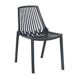 ΚΑΡΕΚΛΑ ΚΗΠΟΥ Fylliana Ella ΣΚΟΥΡΟ ΓΚΡΙ ΧΡΩΜΑ 42x56x79εκ