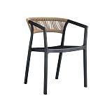 ΚΑΡΕΚΛΑ ΚΗΠΟΥ Fylliana Elora ΜΑΥΡΟ-ΚΑΦΕ ΧΡΩΜΑ 58x56x75εκ