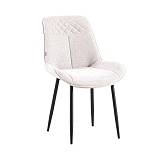 ΚΑΡΕΚΛΑ ΤΡΑΠΕΖΑΡΙΑΣ Fylliana FL2508 ΓΚΡΙ ΠΑΓΟΥ ΧΡΩΜΑ ΥΦΑΣΜΑΤΟΣ ΜΕ ΜΕΤΑΛΛΙΚΟ ΣΚΕΛΕΤΟ 58x53x84εκ