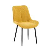 ΚΑΡΕΚΛΑ ΤΡΑΠΕΖΑΡΙΑΣ Fylliana FL2508 ΜΟΥΣΤΑΡΔΙ ΧΡΩΜΑ ΥΦΑΣΜΑΤΟΣ ΜΕ ΜΕΤΑΛΛΙΚΟ ΣΚΕΛΕΤΟ 58x53x84εκ