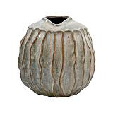 ΚΕΡΑΜΙΚΟ ΒΑΖΟ Fylliana FL243 ΠΡΑΣΙΝΟ-ΓΚΡΙ-ΧΡΥΣΟ ΧΡΩΜΑ 24x22εκ