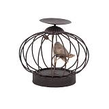 ΜΕΤΑΛΛΙΚΟ ΚΗΡΟΠΗΓΙΟ "ΚΛΟΥΒΙ" Fylliana ΜΠΕΖ 16x16x24εκ