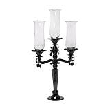 ΚΡΥΣΤΑΛΛΙΝΟ ΚΗΡΟΠΗΓΙΟ 3 ΘΕΣΕΩΝ Fylliana FL6506 ΜΑΥΡΟ 36x69εκ