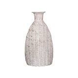 ΜΕΤΑΛΛΙΚΟ ΔΙΑΚΟΣΜΗΤΙΚΟ ΒΑΖΟ Fylliana FL0474 ΑΝΤΙΚΕ ΑΣΗΜΙ ΧΡΩΜΑ 21x18x38εκ