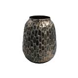 ΜΕΤΑΛΛΙΚΟ ΔΙΑΚΟΣΜΗΤΙΚΟ ΒΑΖΟ Fylliana FL1700 ΑΝΤΙΚΕ ΑΣΗΜΙ ΧΡΩΜΑ 23x27εκ