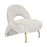 ΠΟΛΥΘΡΟΝΑ Fylliana FL6654 OFF WHITE ΧΡΩΜΑ ΧΡΥΣΟ ΜΕΤΑΛΛΙΚΟ ΠΟΔΙ 80x86x81εκ