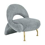 ΠΟΛΥΘΡΟΝΑ Fylliana FL6654 ΠΕΤΡΟΛ ΥΦΑΣΜΑΤΟΣ ΧΡΥΣΟ ΜΕΤΑΛΛΙΚΟ ΠΟΔΙ 80x86x81εκ