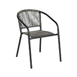 ΠΟΛΥΘΡΟΝΑ ΚΗΠΟΥ Fyllianna FL11465 ΑΠΟ ΣΥΝΘΕΤΙΚΟ RATTAN MΕ ΜΕΤΑΛΛΙΚΟ ΣΚΕΛΕΤΟ ΓΚΡΙ ΧΡΩΜΑ 54x63x74εκ