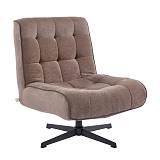 ΠΟΛΥΘΡΟΝΑ ΠΕΡΙΣΤΡΕΦΟΜΕΝΗ Fylliana FL820 ΚΑΦΕ ΥΦΑΣΜΑ ΜΕ ΜΕΤΑΛΛΙΚΑ ΠΟΔΙΑ 71x82x86εκ