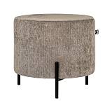 ΣΤΡΟΓΓΥΛΟ ΣΚΑΜΠΟ Fylliana New Lux ΚΑΦΕ ΧΡΩΜΑ 46x46x43εκ