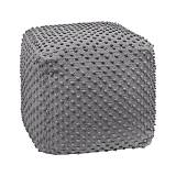 ΤΕΤΡΑΓΩΝΟ ΠΟΥΦ Fylliana FL481 ΓΚΡΙ ΧΡΩΜΑ 45x45x45εκ