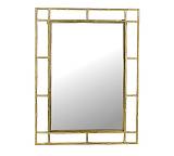 Καθρέπτης με χρυσή μετ/κή κορνιζα σχ.Bamboo,70x100cm XET-2602