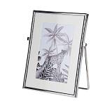 Φωτ/θήκη (9x14) ασημι κορνίζα & ασπρόμαυρη γκραβούρα HE250