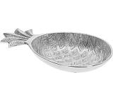 Μπολ σχ.ανανάς από αλουμίνιο, ασημί 20x12cm HM939