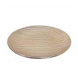 Κεραμική πιατέλα σατινέ χρυσό, 30cm CT406