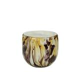 Γυάλινο χειροποίητο μπολ "Fusion" 12.5x10cm XET-9030