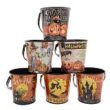 ΜΕΤΑΛΛΙΚΟ ΚΟΥΒΑΔΑΚΙ HALLOWEEN 10Χ10,5Χ7,5ΕΚ 6 ΣΧΕΔΙΑ