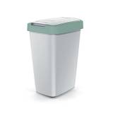 COMPACTA Q ΑΝΟΙΧΤΟ ΠΡΑΣΙΝΟ ΓΚΡΙ ΠΛΑΣΤΙΚΟΣ ΚΑΔΟΣ 12LT 26Χ20Χ36ΕΚ