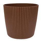 MILLY ROUND ECO WOOD ΦΥΣΙΚΟ ΧΡΩΜΑ ΠΛΑΣΤΙΚΟ ΚΑΣΠΩ Φ24Χ20ΕΚ