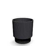 MILLY ROUND CHARCOAL ΠΛΑΣΤΙΚΟ ΚΑΣΠΩ Φ15Χ16ΕΚ