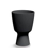 MILLY ROUND CARBON ΠΛΑΣΤΙΚΟ ΚΑΣΠΩ Φ15Χ21ΕΚ