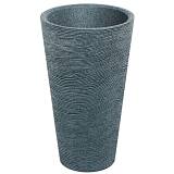 TUBRA ROUND SLIM GRANITE ΠΛΑΣΤΙΚΟ ΚΑΣΠΩ 60Χ60Χ100ΕΚ